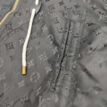 「#1813」Louis Vuitton Jacquard presbyopic fabric belted women's hoodie jacket