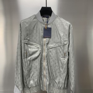 「#1819」Louis Vuitton Fully printed dark patterned floral lightweight jacket