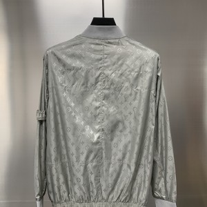 「#1819」Louis Vuitton Fully printed dark patterned floral lightweight jacket