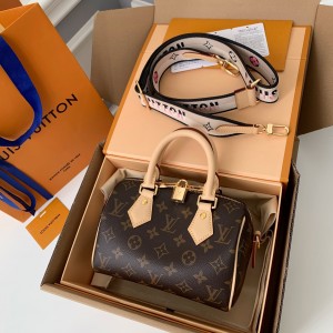 「#434」LOUIS VUITTON Speedy Bandoulière 20  Boston Bag M46234 SIZE：20*13*12cm