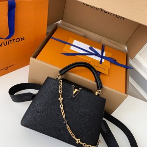 「#439」LOUIS VUITTON Capucines mini frame M59065 size26.5*17.5*9cm