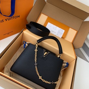 「#439」LOUIS VUITTON Capucines mini frame M59065 size26.5*17.5*9cm