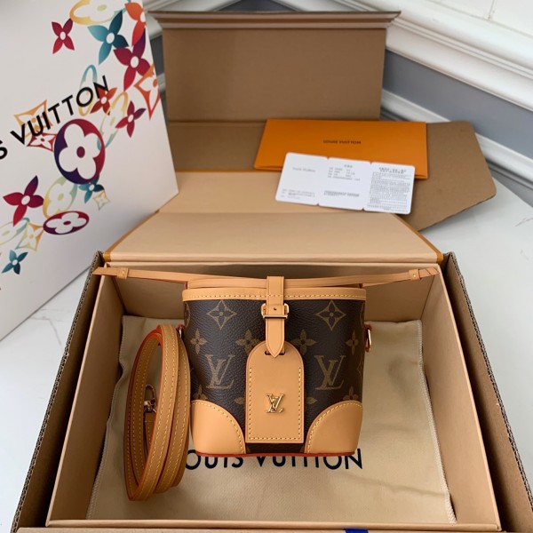 「#451」LOUIS VUITTON NOE PURSE MINI bucket M57099 size:11.5*12*11.5cm