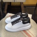 「#456」Alexander McQueen MQ Black snake-grain patternTail Sneakers