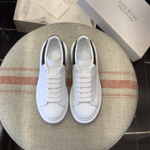 「#459」Alexander McQueen MQ black cowhide tail Sneakers
