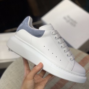 「#460」Alexander McQueen Mist Blue velvet tail Sneakers