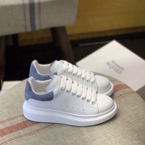 「#460」Alexander McQueen Mist Blue velvet tail Sneakers