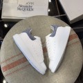 「#460」Alexander McQueen Mist Blue velvet tail Sneakers