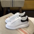 「#466」Alexander McQueen MQ black tail Rose nail Sneakers