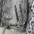 「#1857」Amiri Real python leather jacket