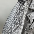 「#1857」Amiri Real python leather jacket