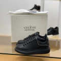「#470」Alexander McQueen MQ All black zip Sneakers