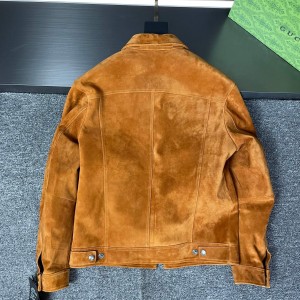 「#1859」Tom ford Suede sheepskin gentleman's jacket
