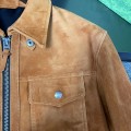 「#1859」Tom ford Suede sheepskin gentleman's jacket