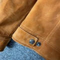 「#1859」Tom ford Suede sheepskin gentleman's jacket