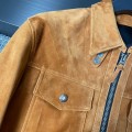 「#1859」Tom ford Suede sheepskin gentleman's jacket