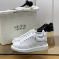 「#471」Alexander McQueen MQ All white zip Sneakers