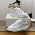 「#471」Alexander McQueen MQ All white zip Sneakers