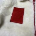 「#1880」Louis Vuitton Multi-pocket plush leather jacket