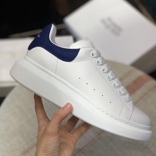 「#480」Alexander McQueen MQ Dark blue velvet tail Sneakers