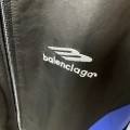 「#1908」Balenciaga 2023 Hooded Leather Jacket