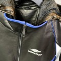 「#1908」Balenciaga 2023 Hooded Leather Jacket