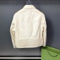 「#1909」Balenciaga Paris catwalk style biker leather jacket