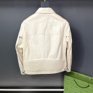 「#1909」Balenciaga Paris catwalk style biker leather jacket