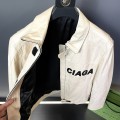「#1909」Balenciaga Paris catwalk style biker leather jacket