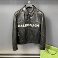 「#1910」Balenciaga Paris catwalk style biker leather jacket