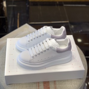 「#485」Alexander McQueen MQ Light gray velvet tail Sneakers