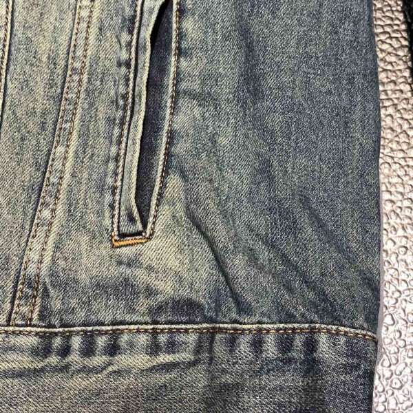 Balenciaga hooded denim jacket