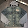 「#1914」Balenciaga hooded denim jacket