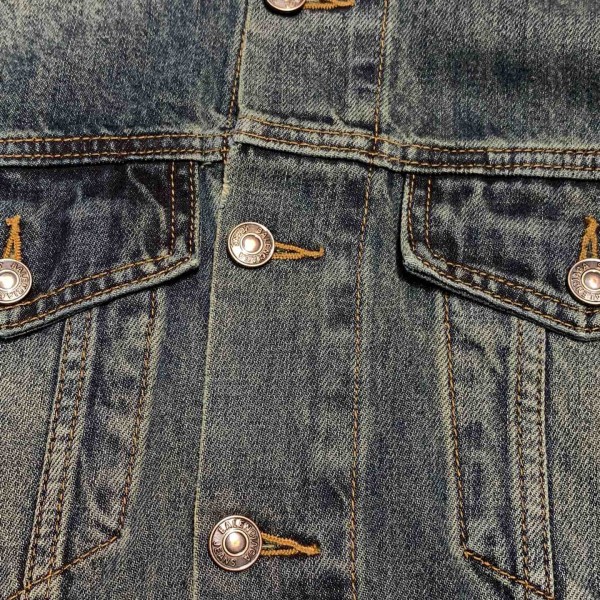 Balenciaga hooded denim jacket