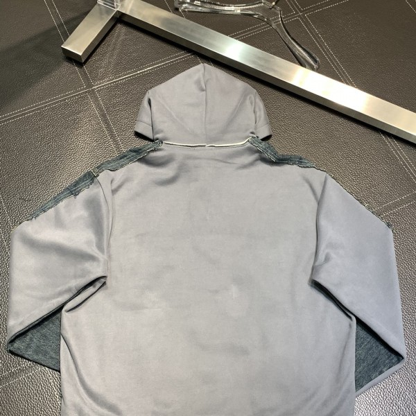Balenciaga hooded denim jacket