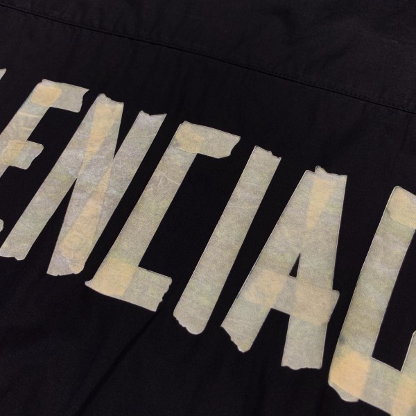 Balenciaga Oversized back tape printed logo long sleeves