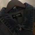 「#1916」Balenciaga terry embroidered denim jacket