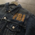 「#1916」Balenciaga terry embroidered denim jacket