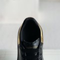 「#492」Alexander McQueen MQ golden cowhide tail Air cushion bottom Sneakers