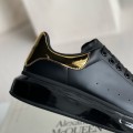 「#492」Alexander McQueen MQ golden cowhide tail Air cushion bottom Sneakers