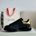「#492」Alexander McQueen MQ golden cowhide tail Air cushion bottom Sneakers