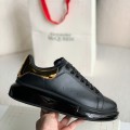 「#492」Alexander McQueen MQ golden cowhide tail Air cushion bottom Sneakers