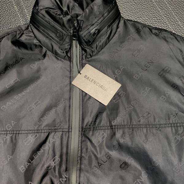 Balenciaga  hooded stand collar jacket