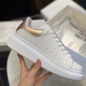 「#493」Alexander McQueen MQ rose gold tail Sneakers