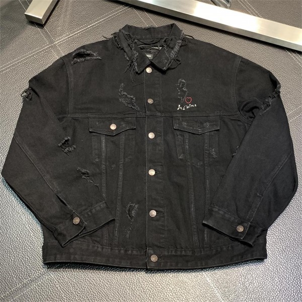 「#1925」Balenciaga  ripped denim jacket
