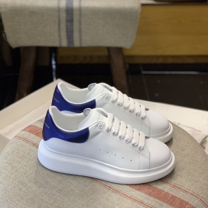 「#494」Alexander McQueen MQ plating blue velvet tail Sneakers