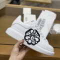 「#506」Alexander McQueen MQ 3D white bloom Sneakers