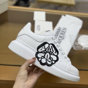 「#506」Alexander McQueen MQ 3D white bloom Sneakers