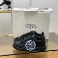 「#507」Alexander McQueen MQ 3D black bloom Sneakers