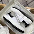 「#514」Alexander McQueen MQ WhiteBlack velvet tail Sneakers